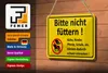 Blechschild Warnschild 18x12cm Bitte nicht füttern Produktbild-Vorschau 3