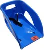 A blue plastic sled with a black strap. Náhled obrázku produktu