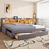 Sofá cama Flieks de 90x200 cm con cama extraíble, sofá cama Vista previa de la imagen del producto 3