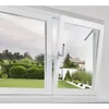 Fenstergriff Amsterdam E0400Z-EF/US956 Edelstahl 32-42 mm Produktbild-Vorschau 2