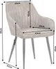 riess-ambiente Edler Design Stuhl TURIN vintage taupe grau Produktbild-Vorschau 7