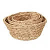 Relaxdays Aufbewahrungskorb 3er Set, aus Wasserhyazinthe, Produktbild-Vorschau 6