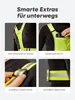 Prowiste Fahrrad Reflektierende Sicherheitsweste Herren & Produktbild-Vorschau 4