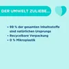 Marketing text and icons related to environmental friendliness. Produktbild-Vorschau