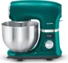 A teal and silver stand mixer is shown against a white background. Produktbild-Vorschau