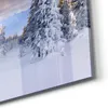 DEQORI Glasbild Echtglas 3x50x100 cm 'Sonne über weißen Produktbild-Vorschau 5