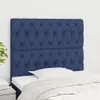 vidaXL Kopfteil Blau 90x7x118/128 cm Stoff Produktbild-Vorschau 2