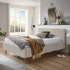 Bett Dalila 140x200cm Teddystoff - beige Produktbild-Vorschau 2