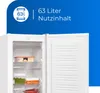 Exquisit Gefrierschrank GS111-330E weiss | 63 l Nutzinhalt Produktbild-Vorschau 3