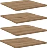 vidaXL Regálová doska, 3 úrovne, 4 kusy, 40 x 40 x 1,5 cm, Náhľad obrázku produktu 1