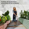 Outsunny Serre de jardin tunnel, serre tunnel 6 m² avec 6 Voir les images du produit 7