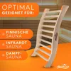 ALPENHAUCH Sauna Rückenlehne [aus 100% Naturholz] - Produktbild-Vorschau 5