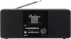A black Imperial DABMAN i220 radio is shown from the front. Produktbild-Vorschau