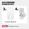 TESA 57072-00000, Drinnen, Handtuchhaken, Weiß, Kunststoff, Produktbild-Vorschau 3