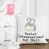 Mr. & Mrs. Panda Kuschel Kissen Pinguin Bester Produktbild-Vorschau 3