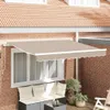 Stabli Möbel Einziehbare Markise Beige und Weiß 250 x 200 Produktbild-Vorschau 1