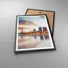 Gerahmtes Poster - Schwarzer Rahmen - Fluss Wolkenkratzer Produktbild-Vorschau 3