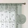 Transparente Vorhänge in Salbeigrün, 132 x 160 cm Länge, 2 Produktbild-Vorschau 4