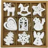 Holz Dekohänger 6 x 7cm Mix 54 Stück Anhänger Produktbild-Vorschau 1