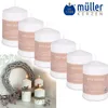 Müller Kerzen PRO NATURE Stumpenkerzen 6 Stück – Weiß Produktbild-Vorschau 9