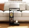 HOMCOM Beistelltisch Couchtisch mit Rollen, Schreibtisch Produktbild-Vorschau 6