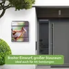 banjado Design Briefkasten Stahl schwarz mit Zeitungsfach Produktbild-Vorschau 5