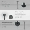 doporro Lampe LED sur Pied Extérieure 6W avec LED Lampe Voir les images du produit 7