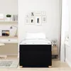 vidaXL Struttura letto con materasso nero 90 x 190 cm in Anteprima dell’immagine prodotto 3