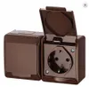 Prise Électrique Murale Elektro-Plast Marron 0325-06 Voir les images du produit 2