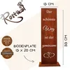Gartenschild Rost 55 cm Metall Garten Stele Spruchtafel Produktbild-Vorschau 2