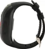 Side view of a black SOS 4G emergency bracelet locator. Náhľad obrázku produktu