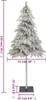 vidaXL Künstlicher Weihnachtsbaum Beschneit 150 cm Produktbild-Vorschau 11