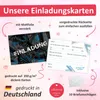 10 coole Einladungskarten Trash blau schwarz inkl. 10 Produktbild-Vorschau 9