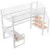 Merax Etagenbett Hochbett 90x200cm mit abnehmbarem Produktbild-Vorschau 10