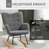 HOMCOM Schaukelstuhl Sessel Relaxsessel bis 120 kg, Produktbild-Vorschau 6