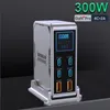 Ładowarka GaN 300W USB-C, 6-portowa ładowarka szybka z Podgląd zdjęcia produktu 2