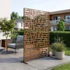 Trennwand ‘Bernalda’ 180 x 120 cm Stahl Braun Produktbild-Vorschau 1