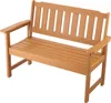 SucceBuy Gartenbank 128 cm, robust und wetterfest, geeignet Produktbild-Vorschau 1