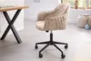 Höhenverstellbarer Design Bürostuhl EUPHORIA champagner Produktbild-Vorschau 2