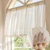 Vintage bistro záclona boho záclony krátké záclony malá Náhled obrázku produktu 1