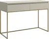 Selsey Bemmi - Schminktisch Schreibtisch, Graubeige mit Produktbild-Vorschau 1