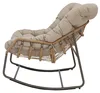 home24 Gartensessel mit Fußhocker - Stahl / Webstoff - Grau Produktbild-Vorschau 9