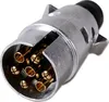 Anhängerstecker | 7-polig | 12V | 16A | Aluminium Produktbild-Vorschau 1