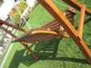 Design Bank aus Holz Lärche für Hollywoodschaukel 2-Sitzer Produktbild-Vorschau 6