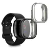 kwmobile 2x Silikon Hülle für Fitbit Versa 4 / Sense 2 Produktbild-Vorschau 1
