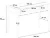 Consolle da ingresso in legno Shabby Chic 106x47cm Toscano Anteprima dell’immagine prodotto 9