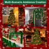 XINZI Guirlande de Noël 15m, guirlande de sapin avec rubans Voir les images du produit 8
