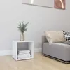 vidaXL TV skříňka bílá 37x35x37 cm Dřevěný materiál Náhled obrázku produktu 6