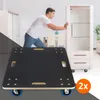 ECD Germany 2x wózek transportowy na kółkach z PP, 60x80 Podgląd zdjęcia produktu 1