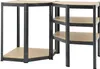 Juskys Eckregal Lageregal Corner Basic 180 x 70 x 40-70 cm Produktbild-Vorschau 18